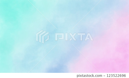 Watercolor-style gradient background material 16:9 123522696