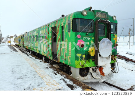 流冰物語列車停靠濱小清水站 123523889