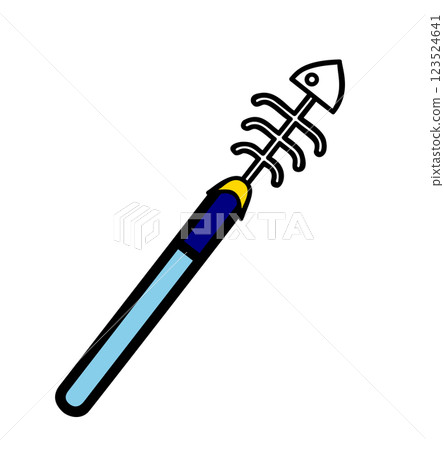 獨特多彩的魚骨手杖材料 獨特多彩的魚骨手杖材料 123524641