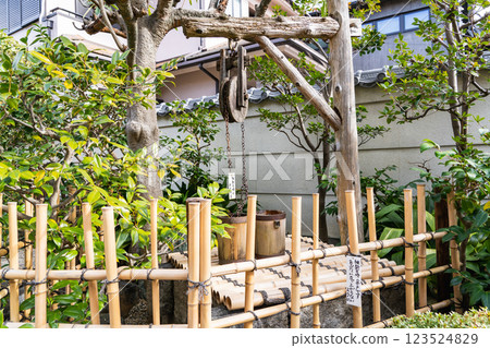 Teradaya boat lodge in Fushimi, Kyoto (the site of the Teradaya Incident during the Meiji Restoration) Well 123524829