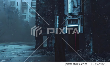 Desolate sci-fi style image 013 AI image 123524830