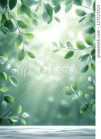 Selene Green Nature-inspired frame 123525022