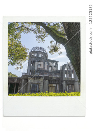 廣島原子彈爆炸圓頂屋寶麗來 123525183