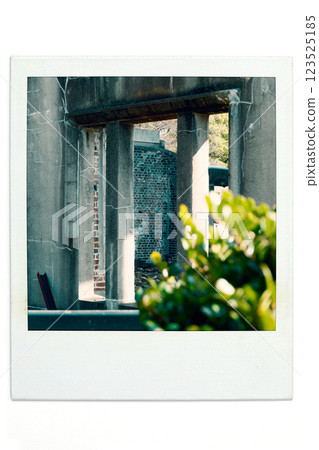 Atomic Bomb Dome Hiroshima Polaroid 123525185