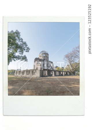 廣島原子彈爆炸圓頂屋寶麗來 123525192