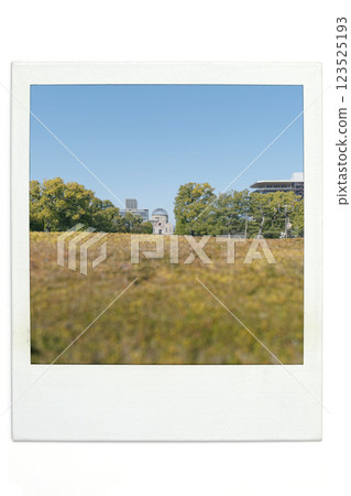 Atomic Bomb Dome Hiroshima Polaroid Atomic Bomb Dome Hiroshima Polaroid 123525193