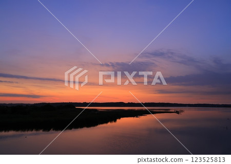 beautiful sunrise sky beautiful sunrise sky 123525813