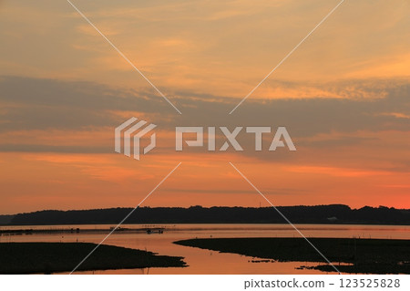 beautiful sunrise sky beautiful sunrise sky 123525828