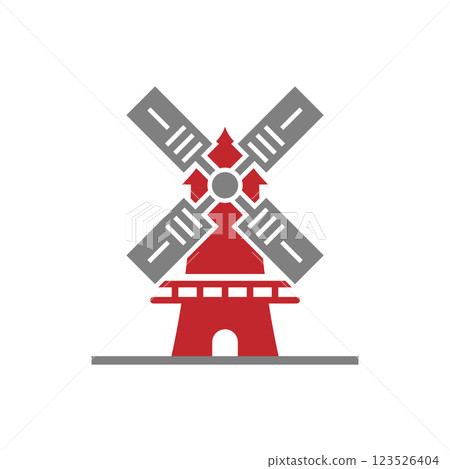 icon logo design template isolated illustration 123526404