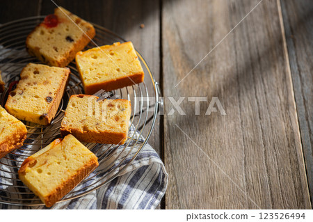 削減磅蛋糕 123526494