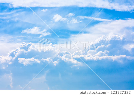 Scenic sky in the atmosphere Scenic sky in the atmosphere 123527322