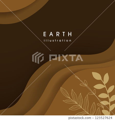 Three-dimensional curved background_brown_square Three-dimensional curved background_brown_square 123527624