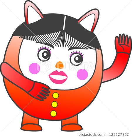 buddhist doll, boddhidharma, daruma 123527862