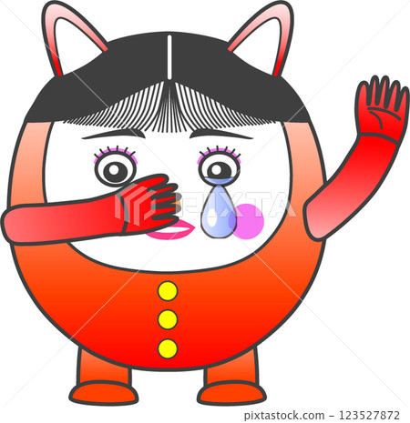 達摩吉祥娃娃 菩提達摩 佛教娃娃 123527872