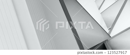 White cement architecture background banner White cement architecture background banner 123527917
