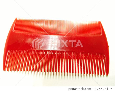A picture of hair comb isolated on a white background A picture of hair comb isolated on a white background 123528126