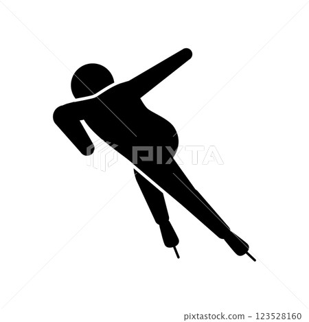 速度滑冰圖標 速度滑冰圖標 123528160