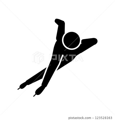 速度滑冰圖標 123528163