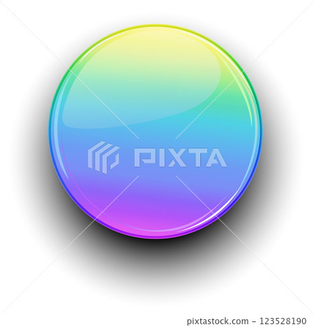 Colorful Gradient Sphere Illustration Colorful Gradient Sphere Illustration 123528190