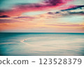 sea and dramatic sky background 123528379