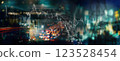 white stock market business graph with industrial city night banner background 123528454