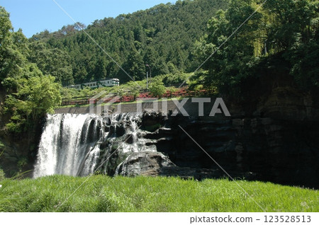 JR Karasuyama Line and Ryumon Falls Park JR Karasuyama Line and Ryumon Falls Park 123528513