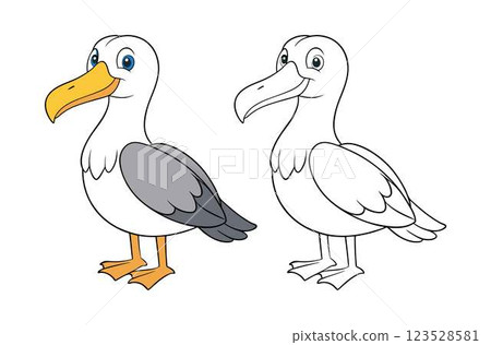vector set of duck 123528581