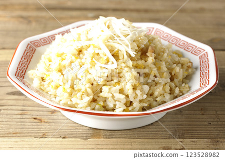 Fried rice photographed separately 123528982