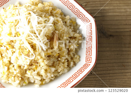 Fried rice photographed separately 123529020