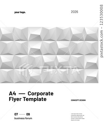 Layout template for events or business related. 123530008