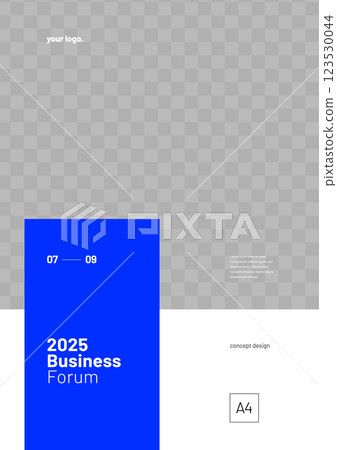 Layout template for events or business related. 123530044