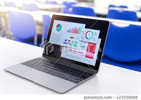 Business space with PC 123530098