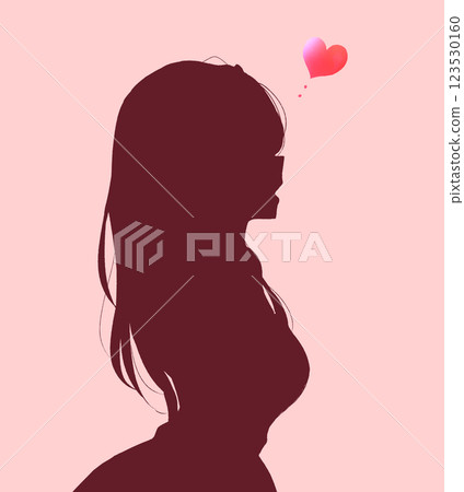 性感的女人在愛情的輪廓 性感的女人在愛情的輪廓 123530160