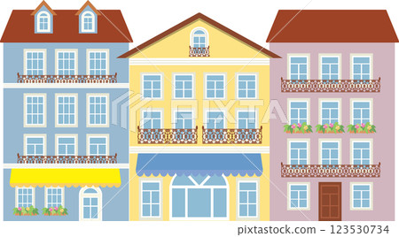 多彩的城市 123530734