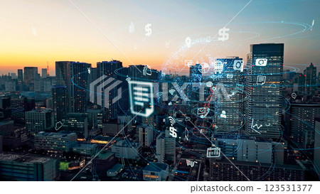City and network City and network 123531377