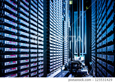 interior of internet cloud center 123531429