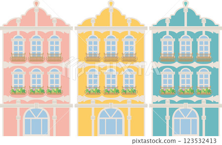 Colorful cityscape Colorful cityscape 123532413