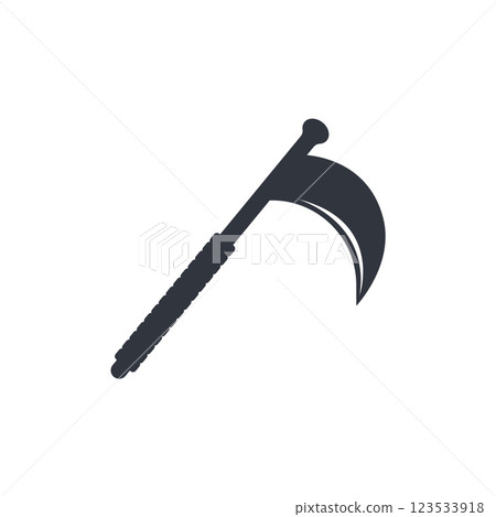 sickle icon design 123533918