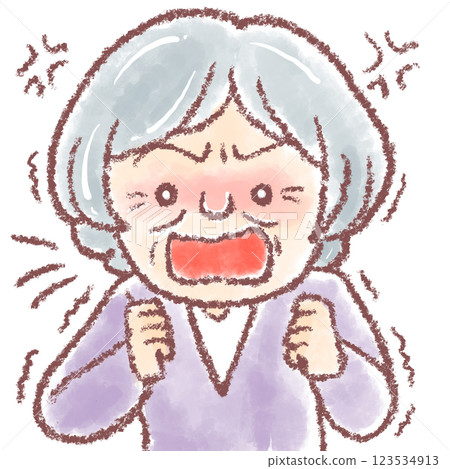Dementia_elderly woman_angry 123534913