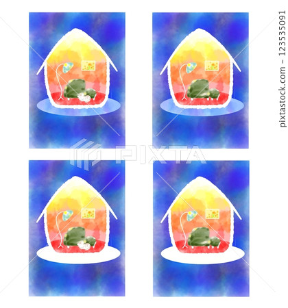可愛又簡單,地暖房屋圖像插圖,手繪水彩風格 可愛又簡單,地暖房屋圖像插圖,手繪水彩風格 123535091