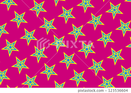 色彩繽紛的星形 CG 影像 123536604