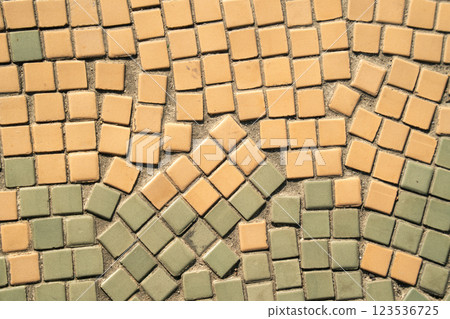 馬賽克 磁磚 地板 設計 Mosaic tiles モザイク タイル 123536725