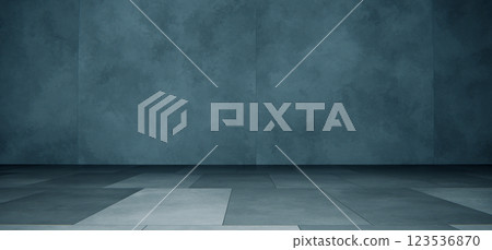 Modern empty concrete room interior with natural skylight Modern empty concrete room interior with natural skylight 123536870