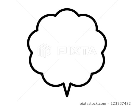 蓬鬆的講話泡泡 123537482