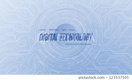 Abstract elegant contemporary web banner. AI concept. 123537505