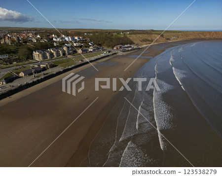 Filey on the North Yorkshire Coast - United Kingdom 123538279