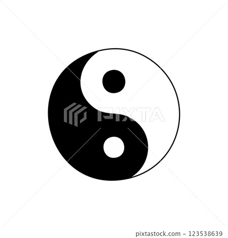 Yin Yang Icon Yin Yang Icon 123538639