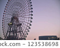在黃昏的摩天輪 123538698