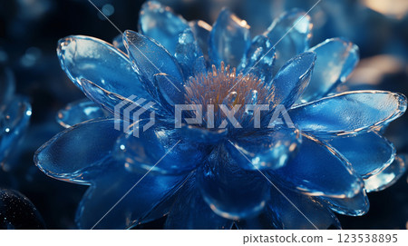 冰花背景素材（生成式人工智慧） 123538895