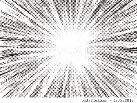 Concentrated line background material 123538912